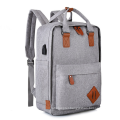 2019 Wholesale Custom Canvas Outdoor Vintage  Backpack Men School Bag Waterproof